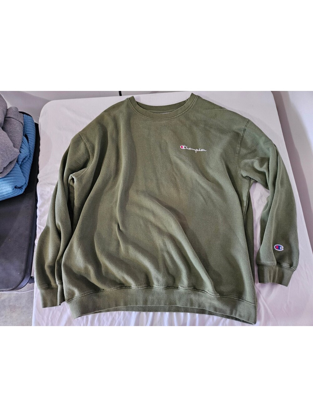 Champion Olive Green Crewneck Sweatshirt Size XL
